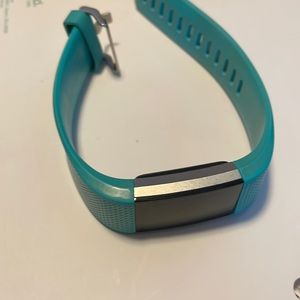 Fitbit charge 2 with teal band